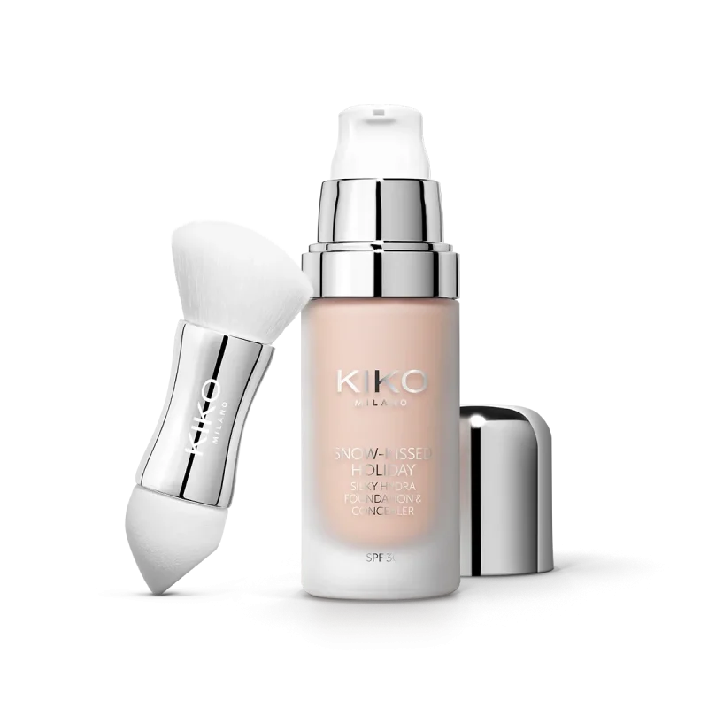 snow-kissed holiday silky hydra foundation & concealer spf30