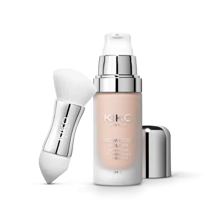 snow-kissed holiday silky hydra foundation & concealer spf30